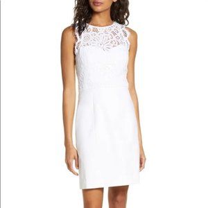 Lilly Pulitzer Sharice Stretch Shift Size 00 White Dress